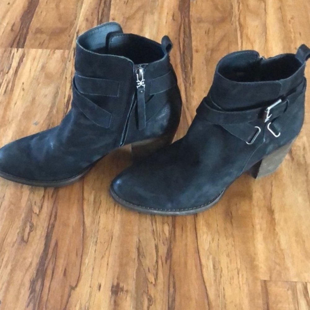 Sam Edelman Morris Black Ankle Booties Good Condition